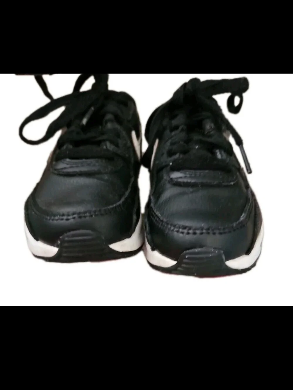 Nike Air Max Toddler 90 TD 'Black White Streetwear Sneaker 11C